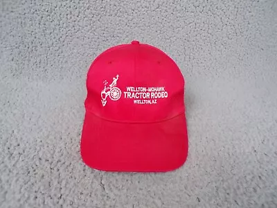 Tractor Rodeo Hat Cap Mens Snapback Red Wellton Mohawk Adjustable Farmer Trucker • $24.99