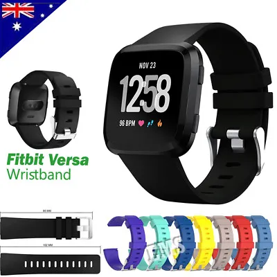 Replacement Band For Fitbit Versa 2 / Lite Silicone Strap Wristband S L Size • $7.90