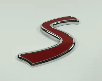 11-17 Mini Cooper Countryman S Front Grille Emblem Red Badge Letter Genuine OEM • $39.99