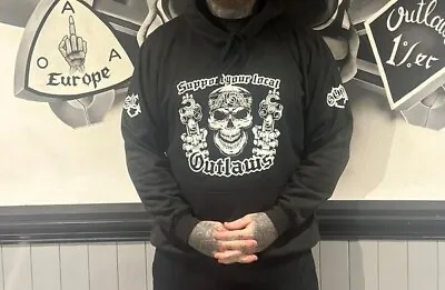 Official Support Your Local OUTLAWS MC SYLO Hoodie UNISEX 2XL 1%er Biker • £42