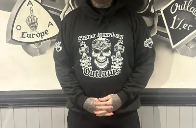 Official Support Your Local OUTLAWS MC SYLO Hoodie UNISEX 5XL 1%er Biker • £48