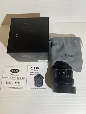 7Artisans 12mm F2.8 MF Fisheye Lens For Fuji X Sony E Canon EOS-M M4/3 M43 Mount • £113.07