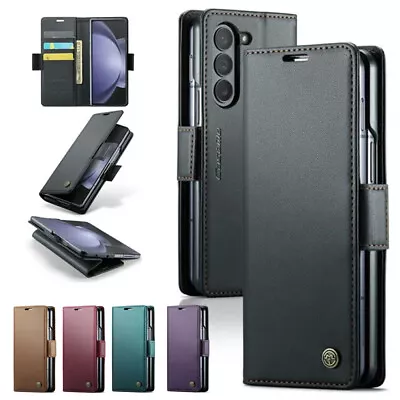 For Samsung Galaxy Z Fold 5 4 5G Wallet Case Leather Shockproof Magnetic Cover • $15.95