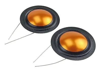2 X Gold Replacement Diaphragm Tweeter For B&W Speakers | DM601 602 603 604 CC6 • £24.95