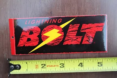 Lightning Bolt Surfboards Hawaii Lopez Clothing Tag V36B Vintage Surfing STICKER • $23