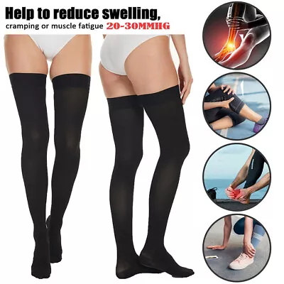 20-30mmHg Medical Grade Compression Socks Knee High Support Stockings Men Women • $21.99