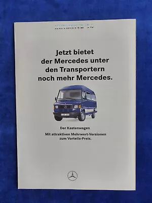 Mercedes-Benz Van Box Car Added Value - Brochure 01.1994 • $4.26