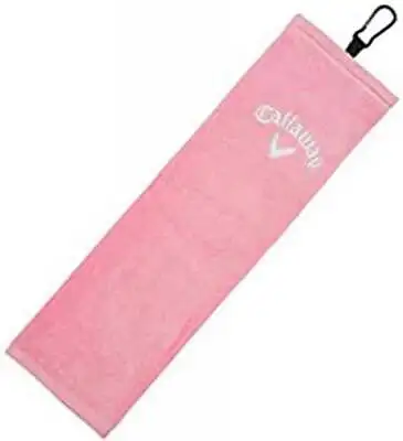 Pack Of 2 Callaway Pink Golf Trifold Towels • £19.99