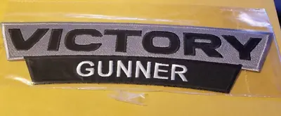 GUNNER Rocker Victory Motorcycles Worldwide Ship Embroidered Patch * • $19.99