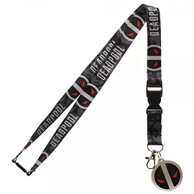 Marvel Deadpool X-Force Lanyard With ID Holder & Charm New • $9.99