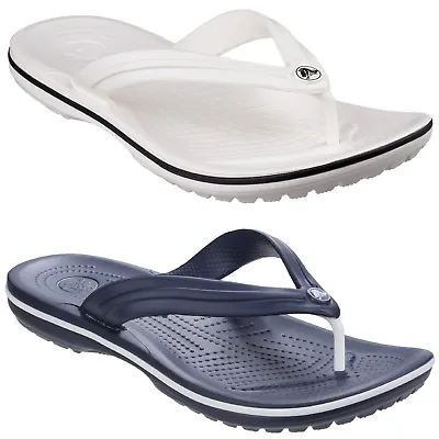 £30.95 • Buy Crocs Crocband Flip Flops Sandals Unisex Lightweight Toe Post Mens Womens Slides