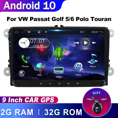 Car Stereo Radio For VW Tiguan Golf Passat Android GPS Navi Head Unit RDS FM DAB • $70.05