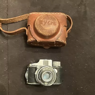 Vintage Mini Mycro Sanwa Spy Camera With Leather Case 1950’s • $44.95