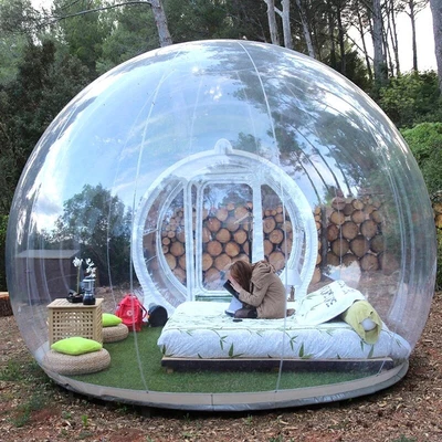 $1048 • Buy 5M Inflatable Eco Home Tent DIY House Luxury Dome Camping Cabin Lodge Air Bubble