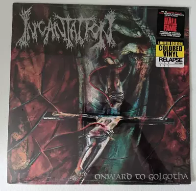 INCANTATION Onward To Golgotha Red Vinyl LP Morbid Angel Deicide Suffocation • $149.99