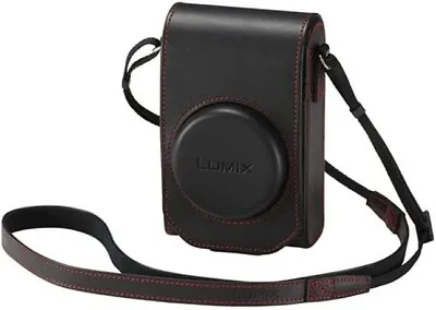 Panasonic DMW-PHS84XER Black Leather Case For  Lumix DMC- TZ200 TZ100 101/90/80 • £41.95