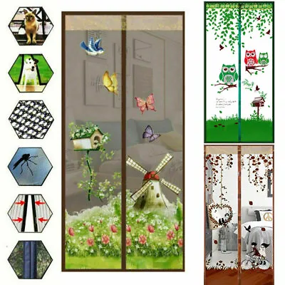 £9.49 • Buy Magic Curtain Door Mesh Magnetic Fastening Mosquito Fly Bug Insect Net Screen