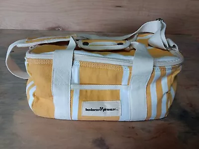 WOW Business And Pleasure Co Insulated Cooler Bag Yellow Striped • $12