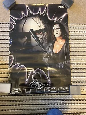 Vintage WCW STING  1998 Scorpio Poster NWO WWE AEW • $59.99