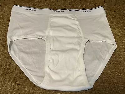 Vtg New Other Fruit Of The Loom  Briefs Sz Large Underwear (1)PC White • $10