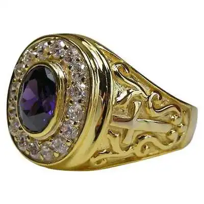 $259 • Buy Gold Cross Bishop Ring