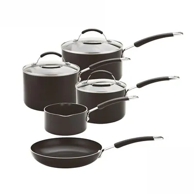 Meyer 5 Piece Cookware Set - Non Stick Aluminium Induction And Dishwasher Safe • £95