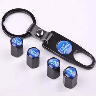 For Ford Keychain With Belt BLUE Tire Air Valve Stem Cover New • $19.99