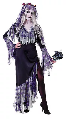 £24.28 • Buy Adult Ladies Zombie Bride Halloween Corpse Undead Fancy Dress Costume Outfit