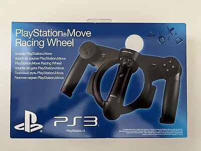 Sony Playstation 3 Move Racing Steering Wheel Ps3 Oem Genuine Controller *new* • $99.90