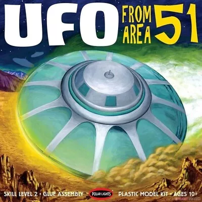 Polar Lights 1:48 Pol982 Area 51 UFO Model Kit • £49.95