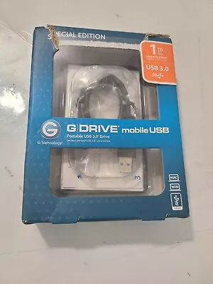  G-Drive Mobile USB 3.0 1TB - 5400 RPM Drive • $49