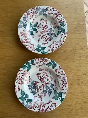 £29.50 • Buy Vintage Emma Bridgewater Rose Chintz 8  Bowls/Plates X2 VGC