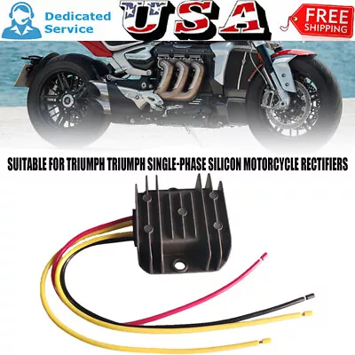 DC12V 4-Wire Voltage Regulator Rectifier For Triumph T120 T100 T140 TR7 BSA A65 • $18.99