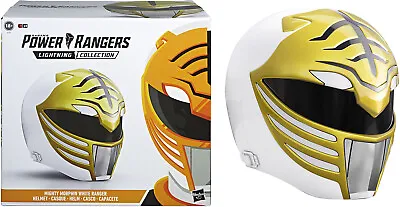 Power Rangers Lightning Collection Life Size Helmet Replica White Ranger Helmet • $81.75