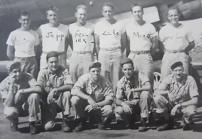 WWII US Army Air Corps B-29 Ground Crew Photo Vintage (7X9) Enlargement 1940-50s • $28.50