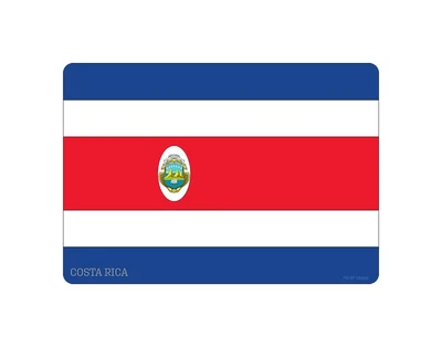 $5.99 • Buy Costa Rica Flag 5x3.5 Vinyl Travel Bumper Sticker