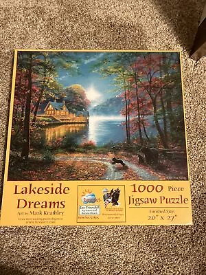 Sun Out Lakeside Dreams Puzzle 1000 Piece Puzzle Mark Keathley Discontinued • $6.50