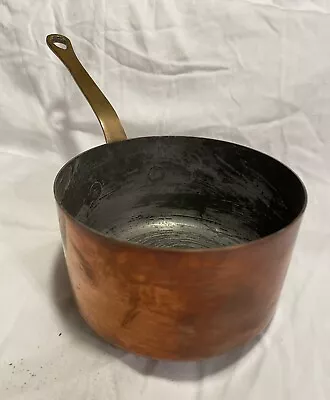 Vintage Bazar Francais New York 666 Copper Pot No. 14 • $25