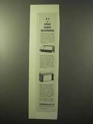 1964 Moseley 7000A X-Y 7100A Strip Chart Recorder Ad • $19.99
