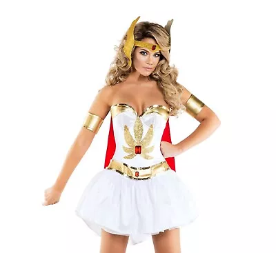 $61.99 • Buy Women's Starline Sexy Power Princess She-Ra Costume SIZE L (Used)