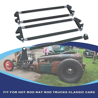 Weld On Parallel 4 Link Suspension 24'' Bar Hot Rod Rat Truck Bolts Universal • $179.99