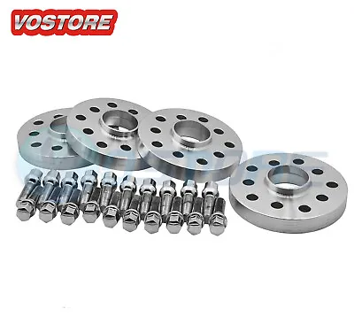 (4) 10mm Hubcentric Wheel Spacers Adapters 5x100 / 5x112 For Audi VW 57.1mm Bore • $59.50