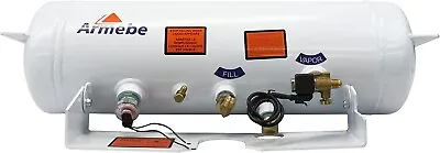 5.9 Gallon ASME Horizontal Steel Propane Tank With Remote Fill Valve & Solenoid • $609.95