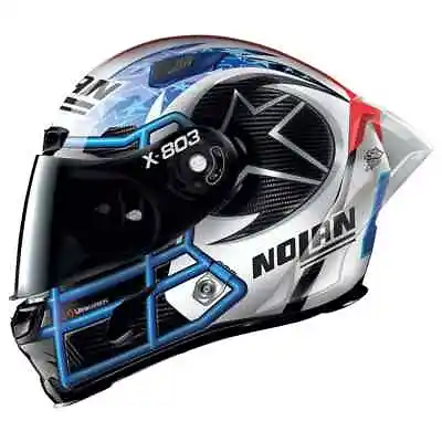 $536.57 • Buy SALE X-Lite X803RS Carbon A.RINS AUSTIN 066 FREE DARK Visor Motorbike NFL Helmet