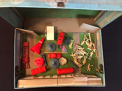 Vintage Marx 1968 Cape Kennedy Carry-All Action Playset - Case + Accessories  • $98