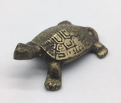 Vintage Brass Turtle 2  Figurine • $16.49