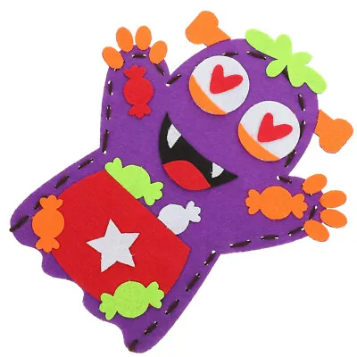  Non-woven Child Sock Puppet Kit Making Your Own Puppets Halloween Character • £4.69