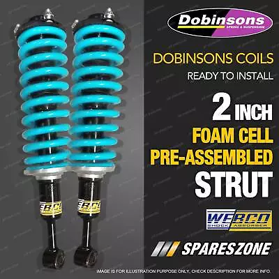 2  Foam Cell Pre Assembled Lift Kit Dobinsons Coil For Nissan Navara D40 STX550 • $599