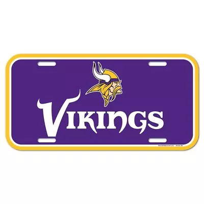 Minnesota Vikings License Plate • $7