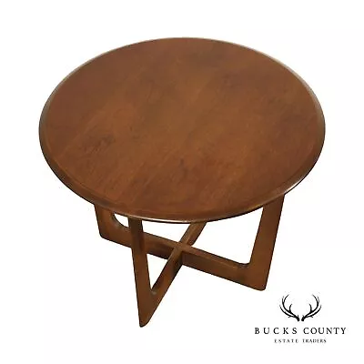 Mid Century Modern Round Side Table • $465